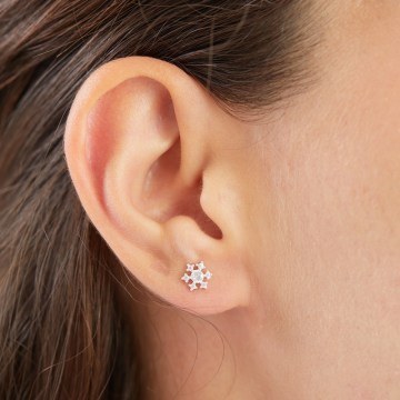 Silver Earring 757ELS1811 0,5cm Silver Elika Silver