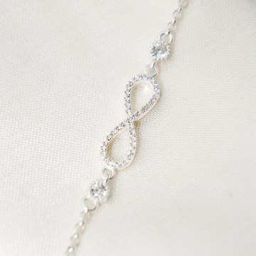 Silver Bracelet 938ELS2447 17cm Multi Elika Silver