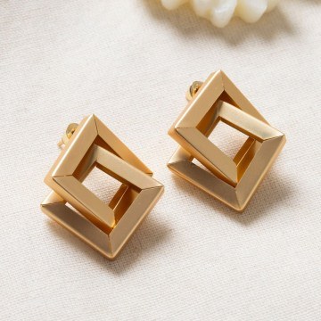Earring 817SPK1036 Gold Heliophilia Silver