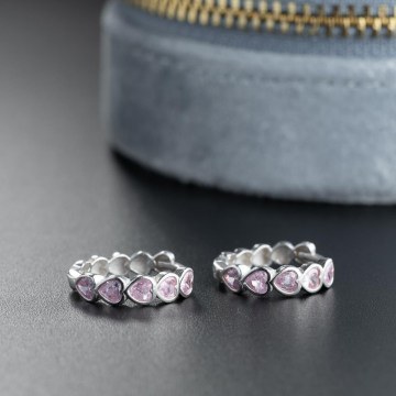 Silver Earring 155VRN4542 Silver Heliophilia Silver