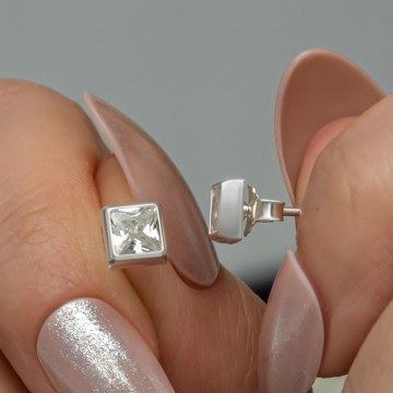 Silver Earring 155VRN4410 Silver Heliophilia Silver