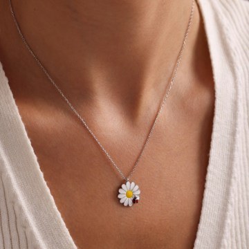 Silver Necklace 155VRN5271 Silver Heliophilia Silver
