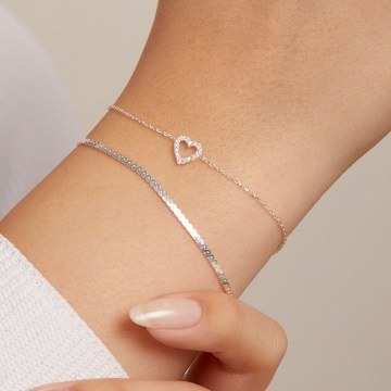 Βραχιόλια Ασημένια 757ELS1512 18+4cm Silver Elika Silver