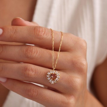 Silver Necklace 155VRN5247 Gold-Silver Heliophilia Silver