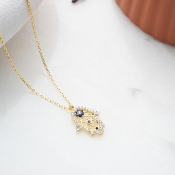 Κολιέ Ασημένιο 912VRN1352 Gold Heliophilia Silver