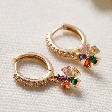 Earring 817SPK1078 Gold Heliophilia Silver
