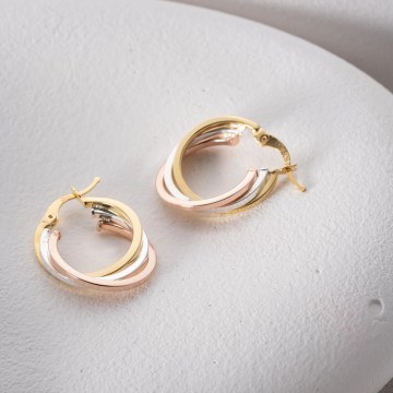 Silver Earring 912VRN1442 2,5cm Rose
Gold Heliophilia Silver