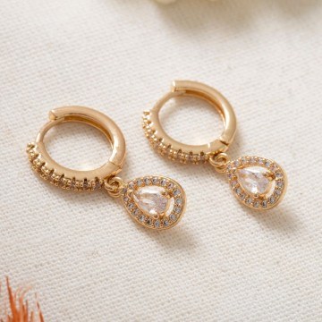 Earring 817SPK1088 Gold Heliophilia Silver