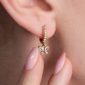 Earring 817SPK1100 Gold Heliophilia Silver