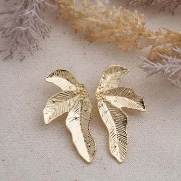Σκουλαρίκια 844LYR1127 Gold Heliophilia Silver