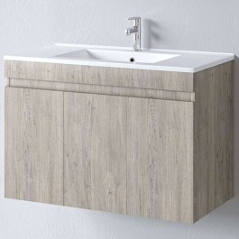 Έπιπλο Μπάνιου Πάγκος Με Νιπτήρα Omega S3BOM090BO0 90x45x60cm Beige Oak OAK