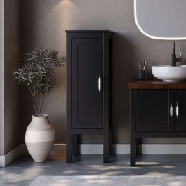 Στήλη Μπάνιου London 3CLON040BLM 40x35,5x140cm Black BLACK