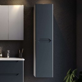 Στήλη Μπάνιου Perla 3CPER034ANM 33,6x35x138cm Anthracite-White ANTHRACITE-WHITE