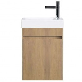 Έπιπλο Μπάνιου Πάγκος Με Νιπτήρα Karen S3BKAR045BRO 46x26cm Brown BROWN