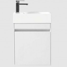 Έπιπλο Μπάνιου Πάγκος Με Νιπτήρα Karen S3BKAR045WH 46x26cm White WHITE