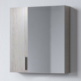 Καθρέπτης Μπάνιου Με Ντουλάπι Siena 65 3MSI065HN0W 60x14x65cm Harmony LIGHT OAK