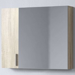 Καθρέπτης Μπάνιου Με Ντουλάπι Siena 3MSI075SN0W 75x14x65cm Sonoma SONOMA