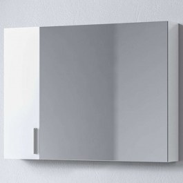 Καθρέπτης Μπάνιου Με Ντουλάπι Siena 3MSI090GL0W 87,5x14x65cm White WHITE