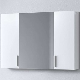 Καθρέπτης Μπάνιου Με Ντουλάπι Siena 3MSI100GL0W 96x14x65cm White WHITE
