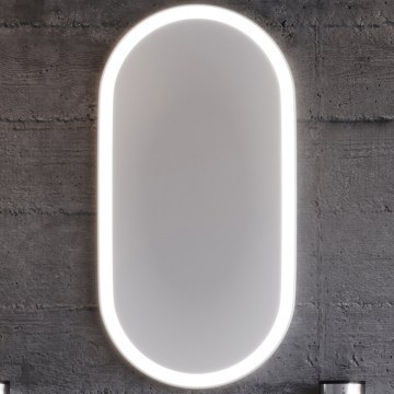 Καθρέφτης Led Masal Οβαλ 3MMASL042ANM 42×80cm Anthracite