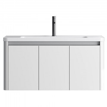 Έπιπλο Μπάνιου Πάγκος Με Νιπτήρα Dione 100 S3BDIO100WH 100x47cm White