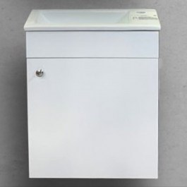 Έπιπλο Μπάνιου Πάγκος Με Νιπτήρα Parma 50 S3BPA050GL0 50x25x60cm White WHITE