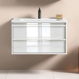 Bathroom Furniture Bench With Washbasin Electra 78,3x49x46cm White WHITE