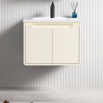 Έπιπλο Μπάνιου Πάγκος Με Νιπτήρα Echo 68x49x45cm Soft Lemon