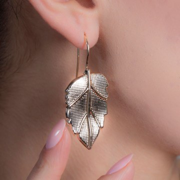 Earring 817SPK1028 Gold Heliophilia Silver