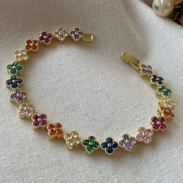 Bracelet 646SLN1130 17cm Gold Heliophilia Silver