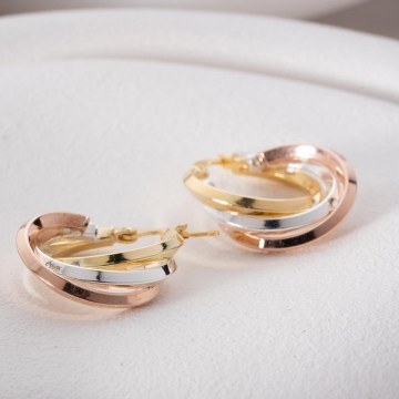 Silver Earring 912VRN1462 2,7cm Rose
Gold Heliophilia Silver
