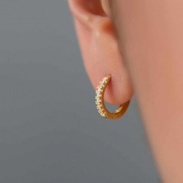 Earring 719GLN7369 Φ12,2mm Multi Heliophilia Silver