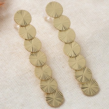 Earring 817SPK1184 Gold Heliophilia Silver