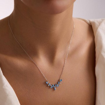Silver Necklace 155VRN6130 42cm Silver Heliophilia Silver