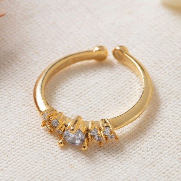 Δαχτυλίδι 817SPK1206 Gold Heliophilia Silver