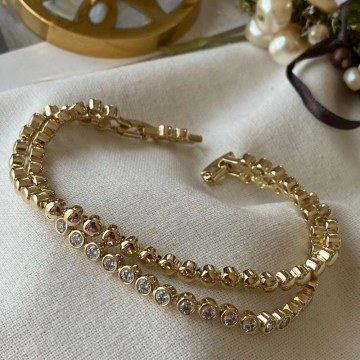 Bracelet 646SLN1143 Gold Heliophilia Silver