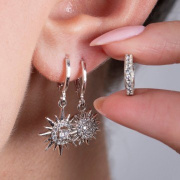 Earring 817SPK1082 Silver Heliophilia Silver