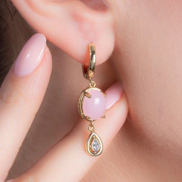 Earring 817SPK1032 Gold Heliophilia Silver