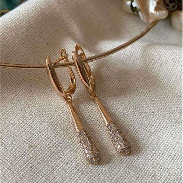 Earring 646SLN1230 Gold Heliophilia Silver
