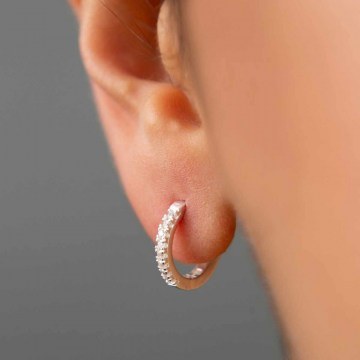 Earring 719GLN7363 Φ12,2mm Multi Heliophilia Silver