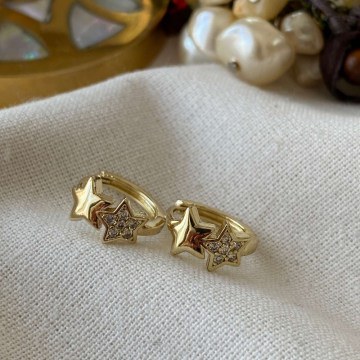 Earring 646SLN1265 Gold Heliophilia Silver