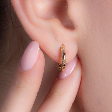 Earring 817SPK1060 Gold Heliophilia Silver