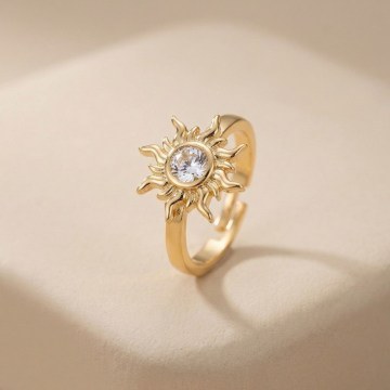 Ring 511AUR2161 Gold Heliophilia Silver