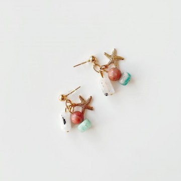 Steel Earring 333ORN1178 Multi Heliophilia Silver