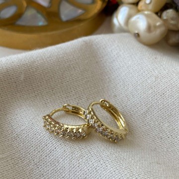 Earring 646SLN1262 Gold Heliophilia Silver