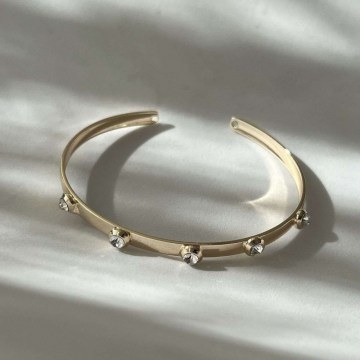 Bracelet 600KNS1116 Gold-White Heliophilia Silver