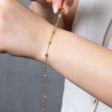 Silver Bracelet 189RSM1151 Gold Heliophilia Silver