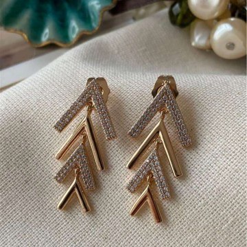 Earring 646SLN1213 Gold Heliophilia Silver