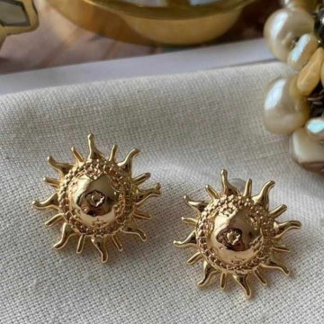Σκουλαρίκια 763ICN1170 Gold Heliophilia Silver