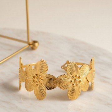Βραχιόλι 339KRL1282 Φ7cm Gold Heliophilia Silver